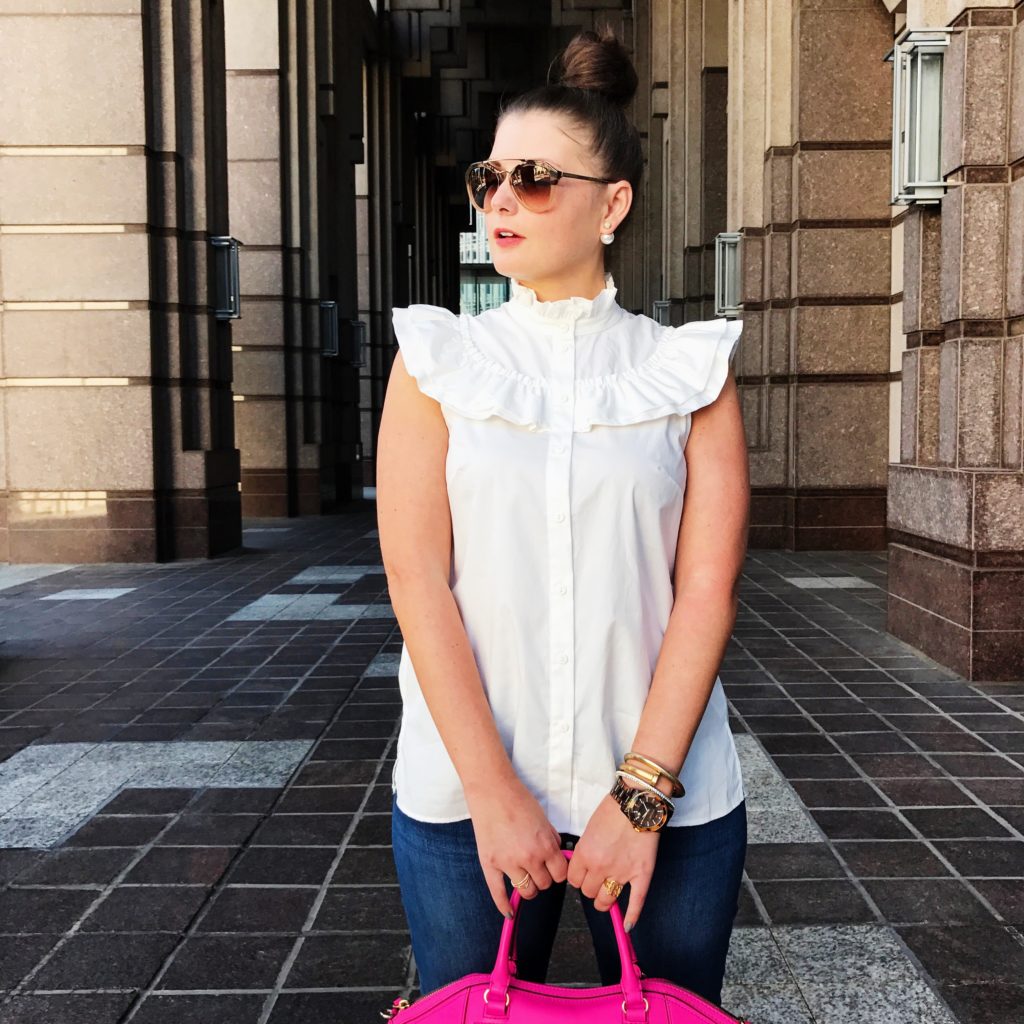 H&M Ruffle Blouse