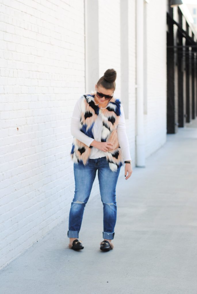 How to Style a Fur Vest