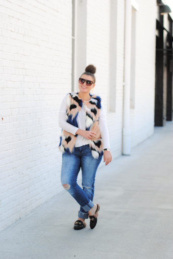 How to Style a Fur Vest