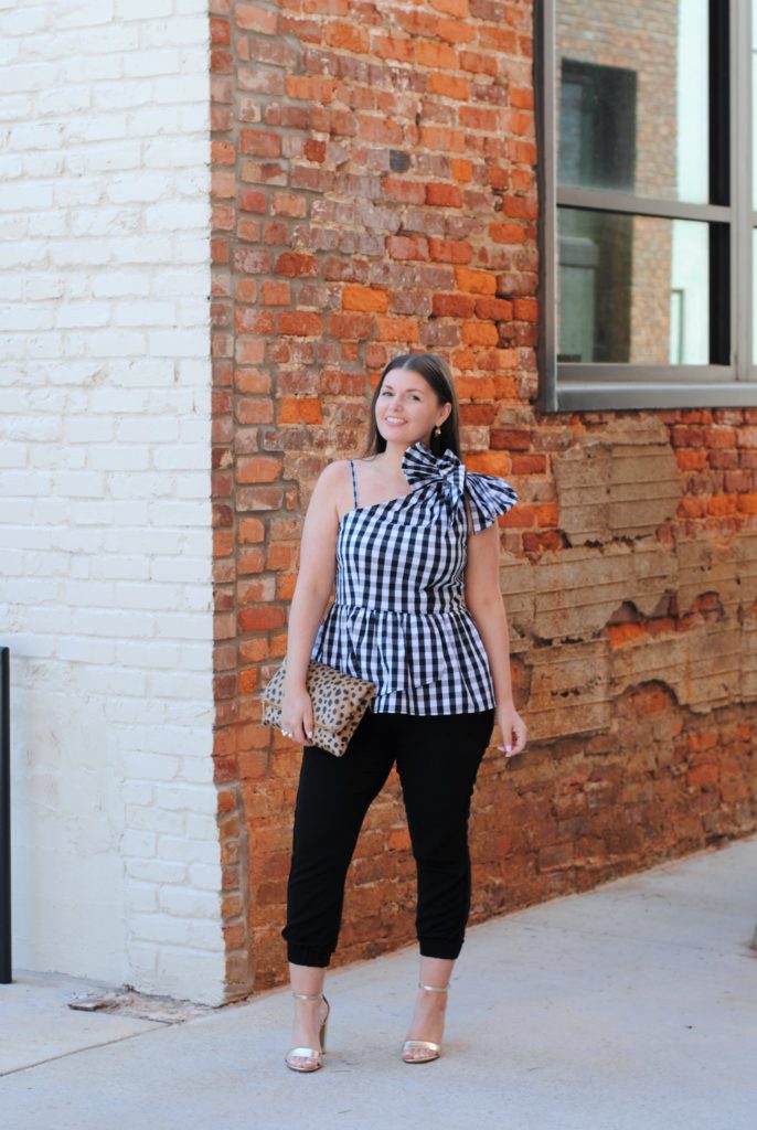 Gingham Peplum Top for Spring @julia.marie.b #targetstyle