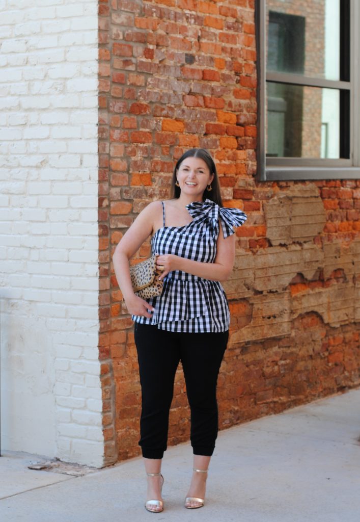 Gingham Peplum Top for Spring @julia.marie.b #targetstyle