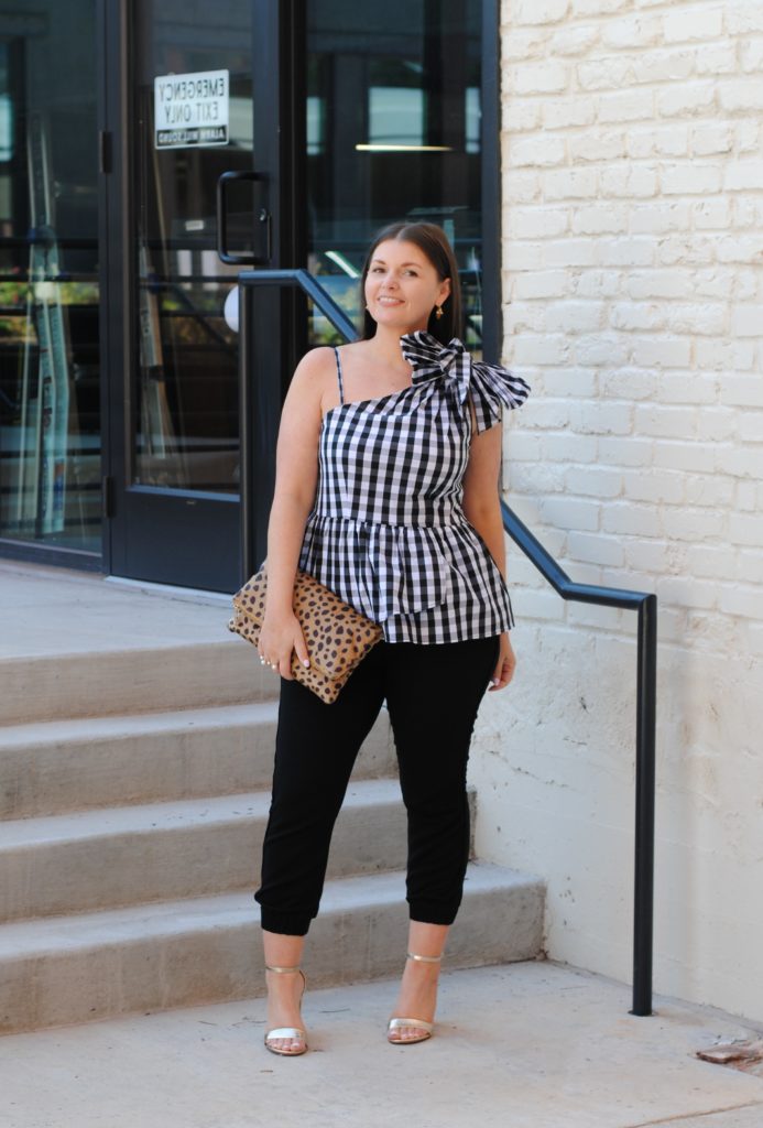 Gingham Peplum Top for Spring @julia.marie.b #targetstyle