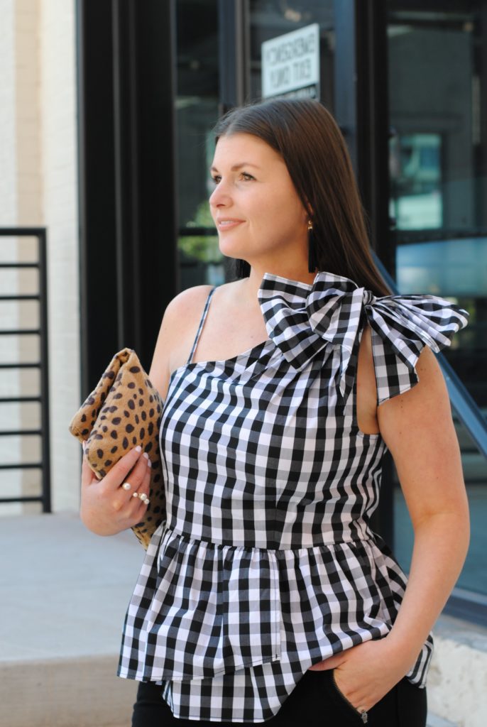 Gingham Peplum Top for Spring @julia.marie.b #targetstyle