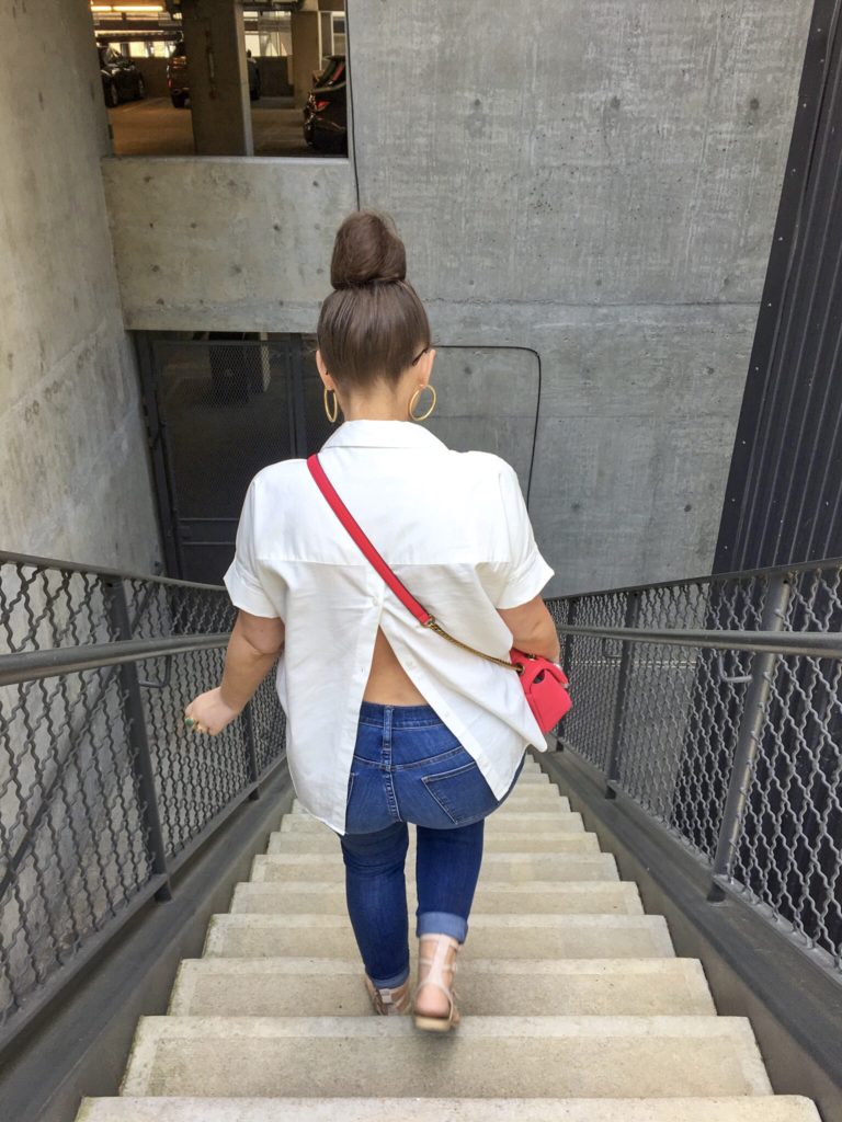 Summer Fashion: White Top and Denim @julia.marie.b