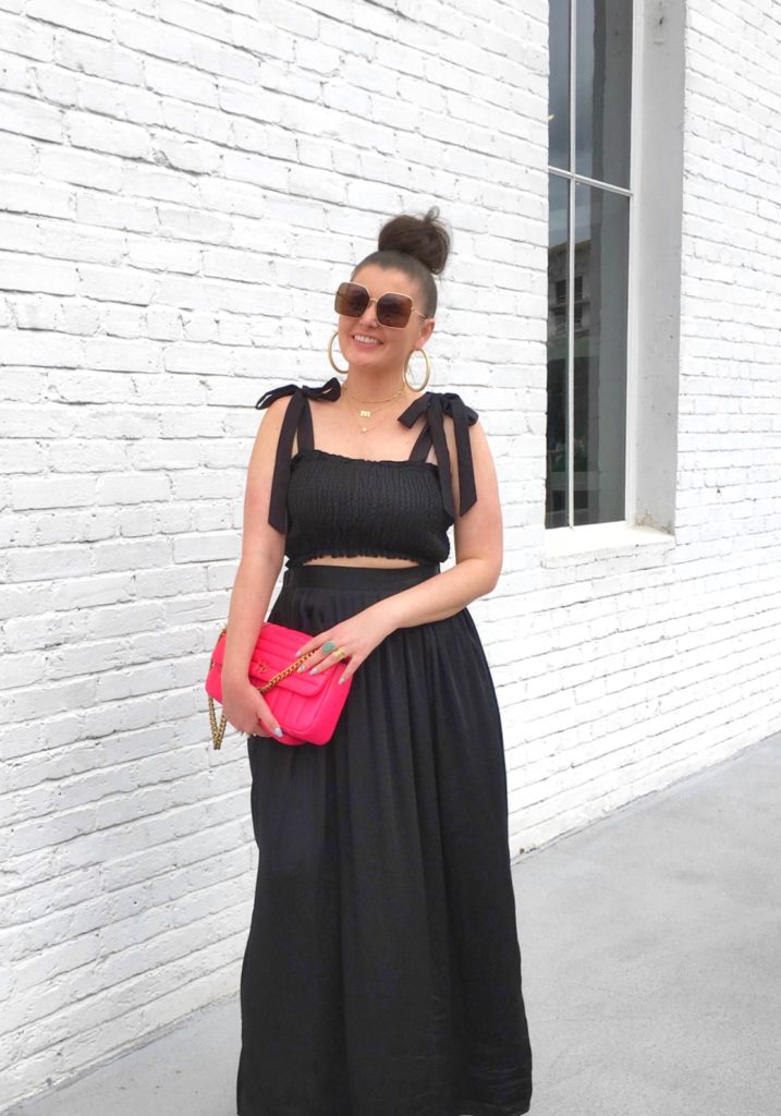 SPRING OUTFIT: 9 WAYS TO WEAR ALL BLACK FOR SPRING @julia.marie.b