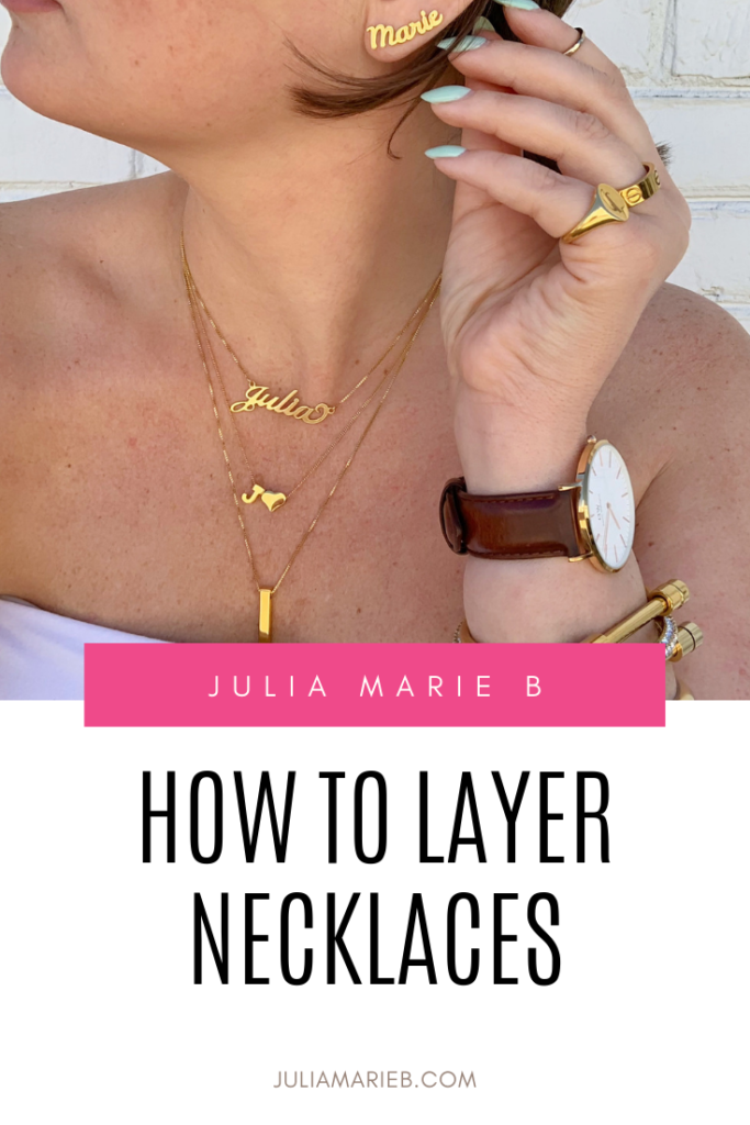 HOW TO LAYER NECKLACE @julia.marie.b