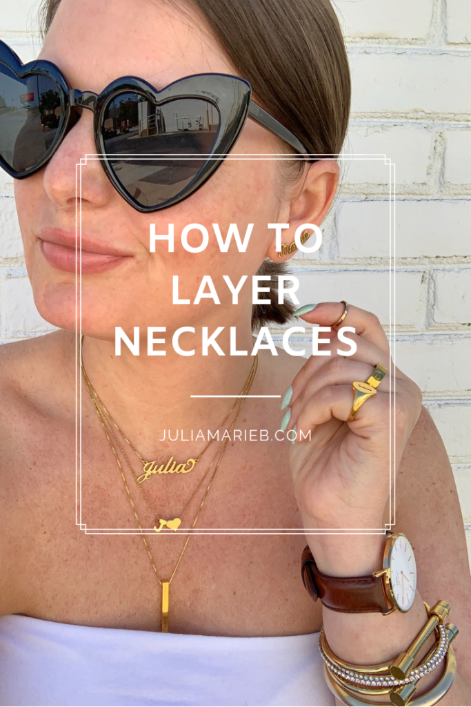 HOW TO LAYER NECKLACES. READ MORE HERE: http://www.juliamarieb.com/2019/04/30/how-to-layer-necklaces-utilize-a-chain-extender/ @julia.marie.b