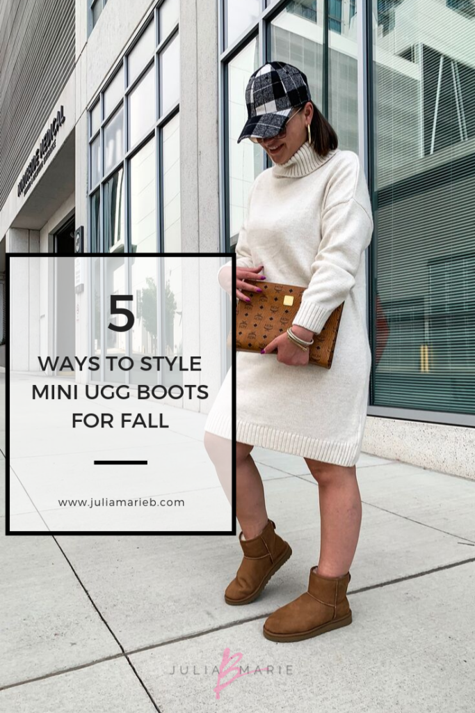 how to style ugg mini ii boots - Crystalin Marie