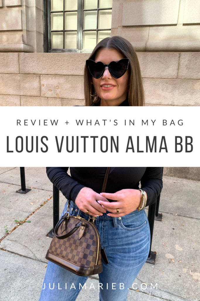 LOUIS VUITTON ALMA BB REVIEW & WHAT'S IN MY BAG?!
