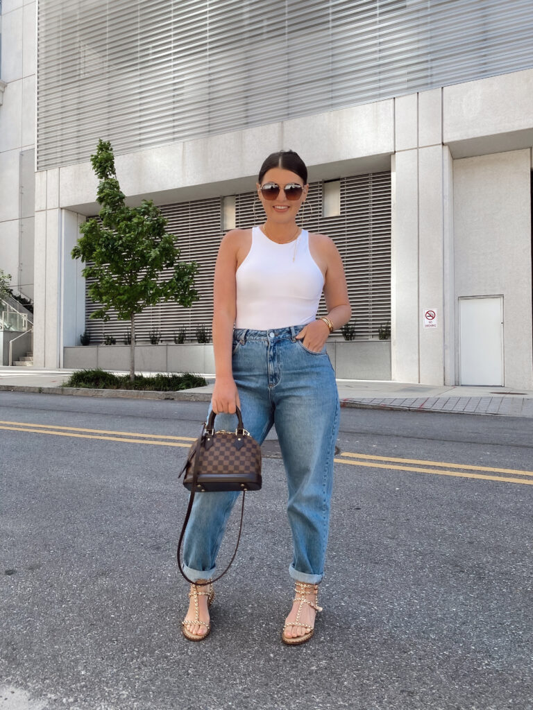 Brown Chic Outfit Styled With a cute LV Alma Bag - Theunstitchd Women's  Fashion Blog