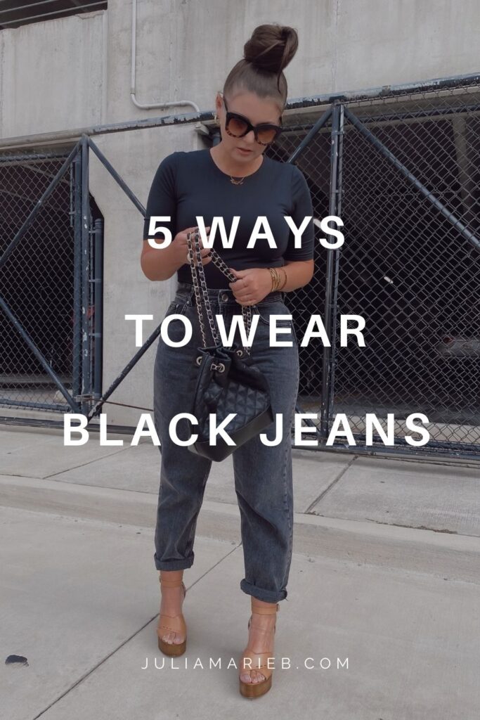 Black Jeans Outfit Ideas for Women
