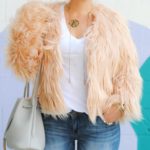 Blush Faux Fur Coat