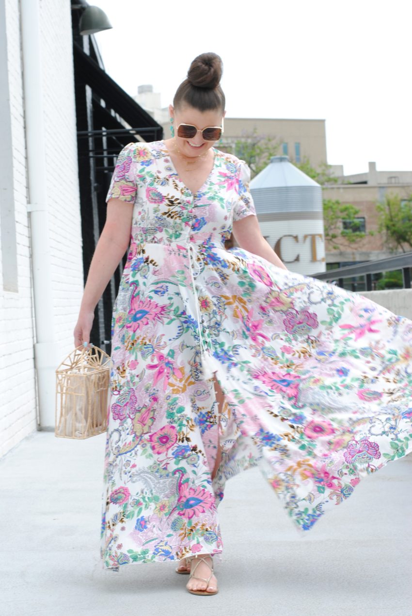 Spring Fashion: Floral Maxi Dress
