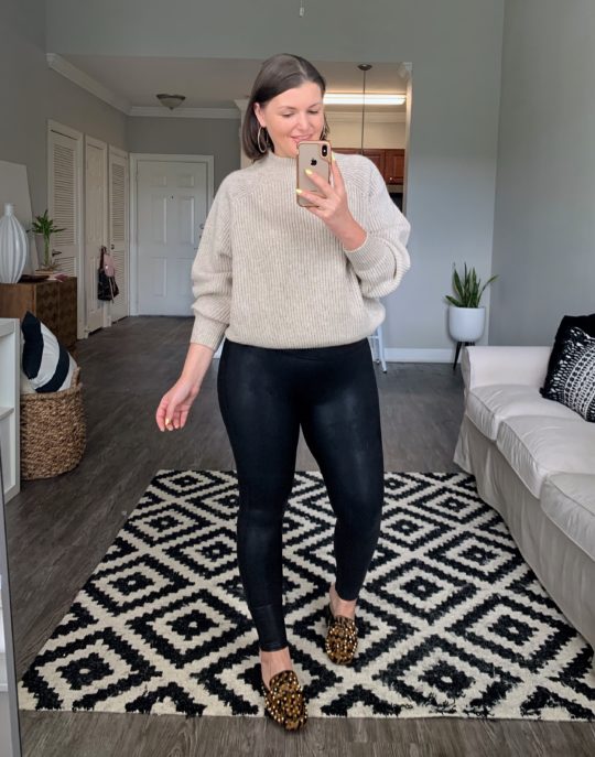 5 WAYS TO STYLE SPANX LEATHER LEGGINGS | THE RULE OF 5
