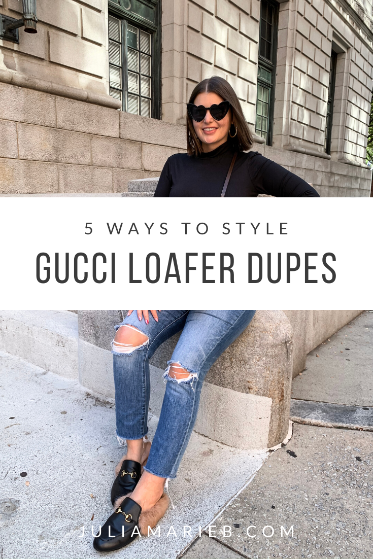 5 WAYS TO WEAR FUR LOAFERS (GUCCI DUPES): THE RULE OF 5