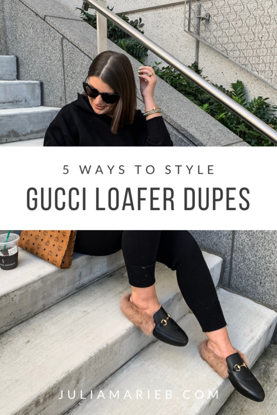 5 WAYS TO WEAR FUR LOAFERS (GUCCI DUPES): THE RULE OF 5