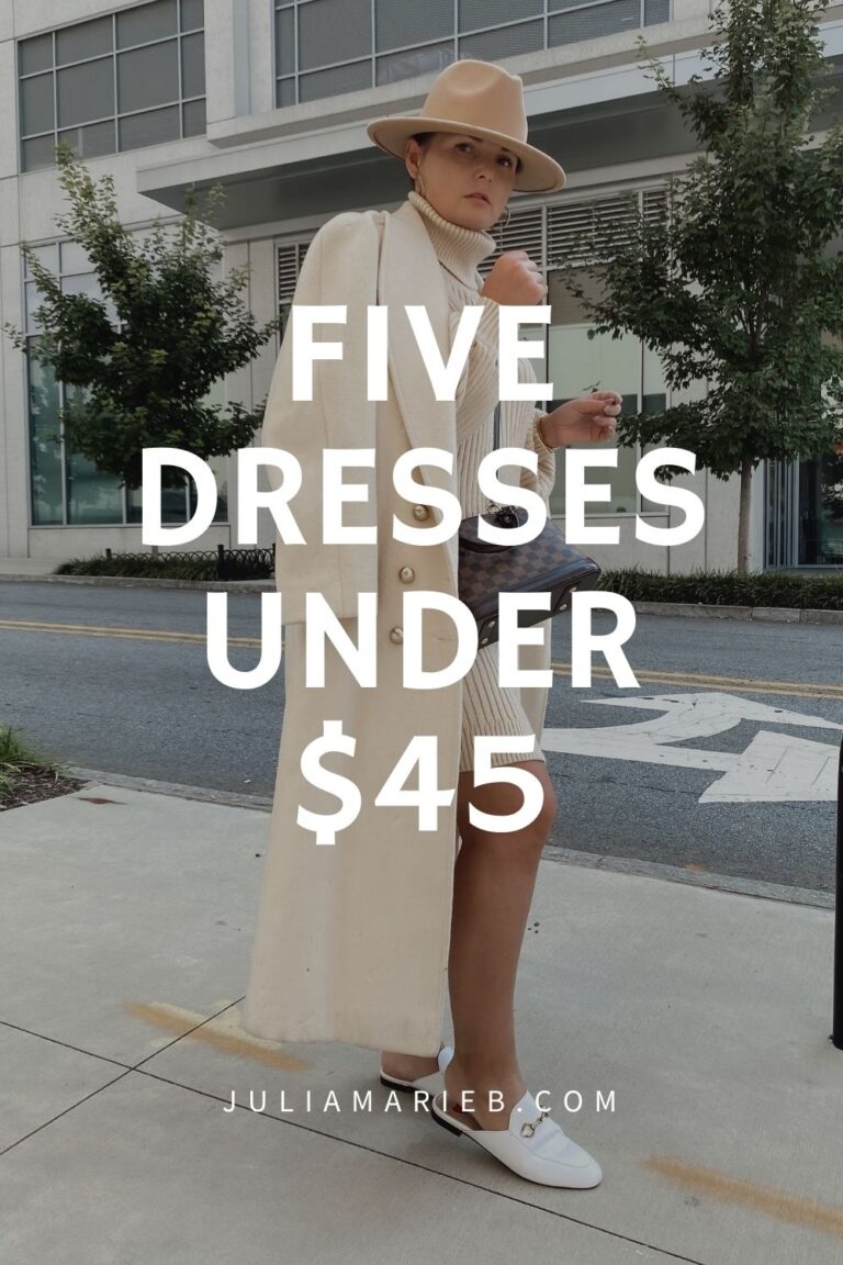 5 FALL DRESSES UNDER $40